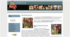 Desktop Screenshot of leucophylla.co.uk